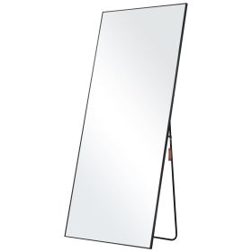 VEVOR Full Length Mirror, 71'' x 31'', Extra Large Standing Hanging or Leaning Rectangle Floor Tempered Mirror with Stand Aluminum Alloy Frame VEVOR Full Length Mirror, 71'' x 31'', Extra Large Standing Hanging or Leaning Rectangle Floor Tempered Mirror with Stand Aluminum Alloy Frame